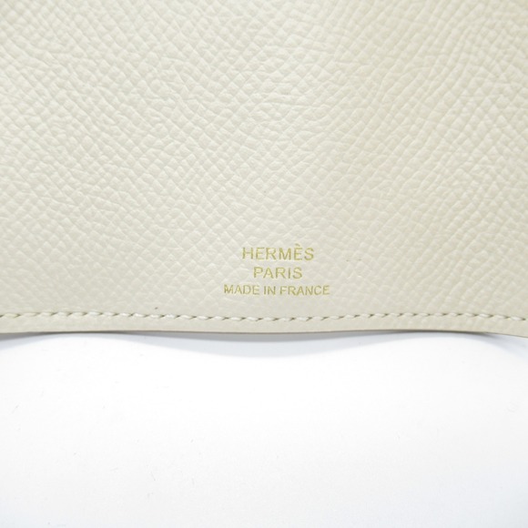HERMES Bearn 4-Ring Key Case White Epsom Leather - Picture 7 of 9